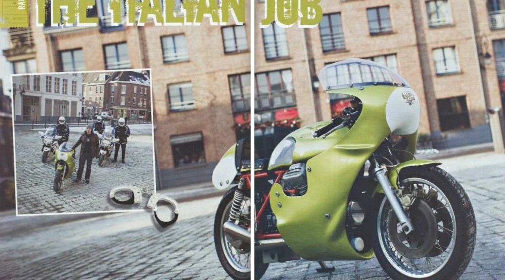 Notre Moto Guzzi V7 dans RAD Motorcycles Magazine !