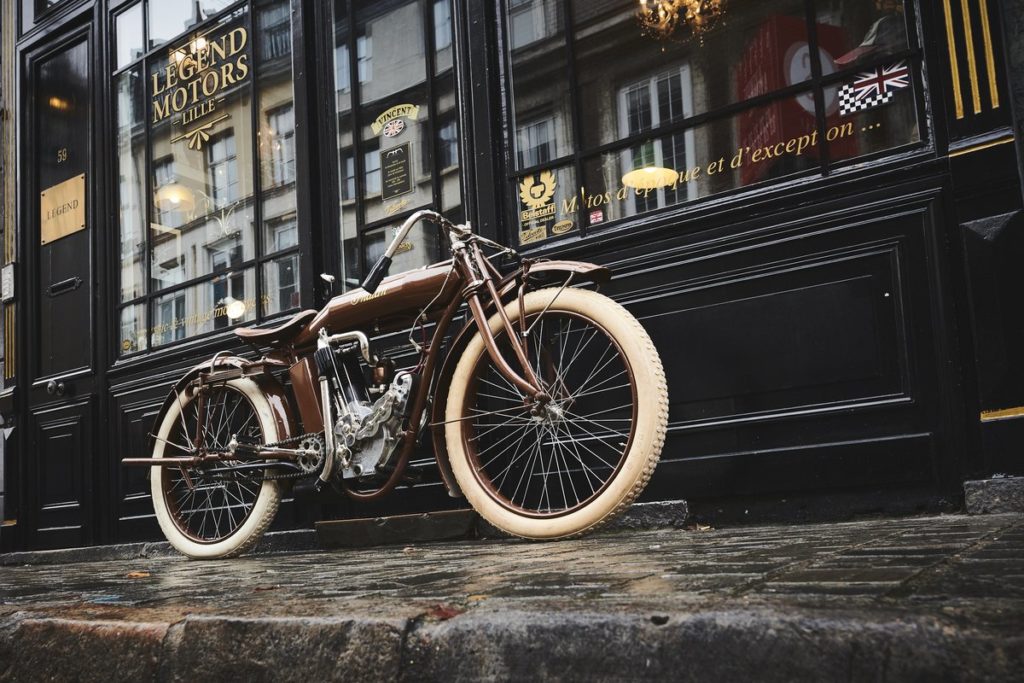 Indian Racer 1914, à vendre chez Legend Motors Lille.