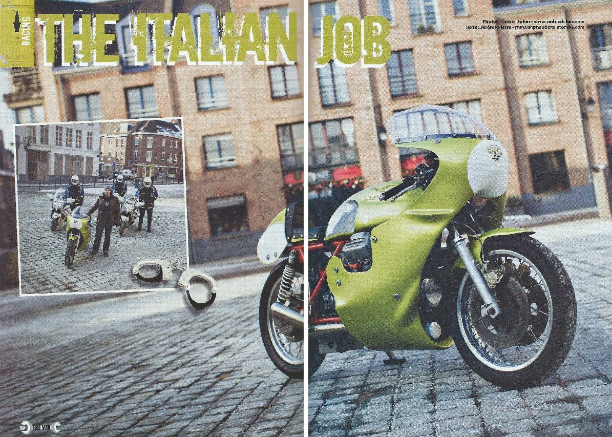 Notre Moto Guzzi V7 dans RAD Motorcycles Magazine !