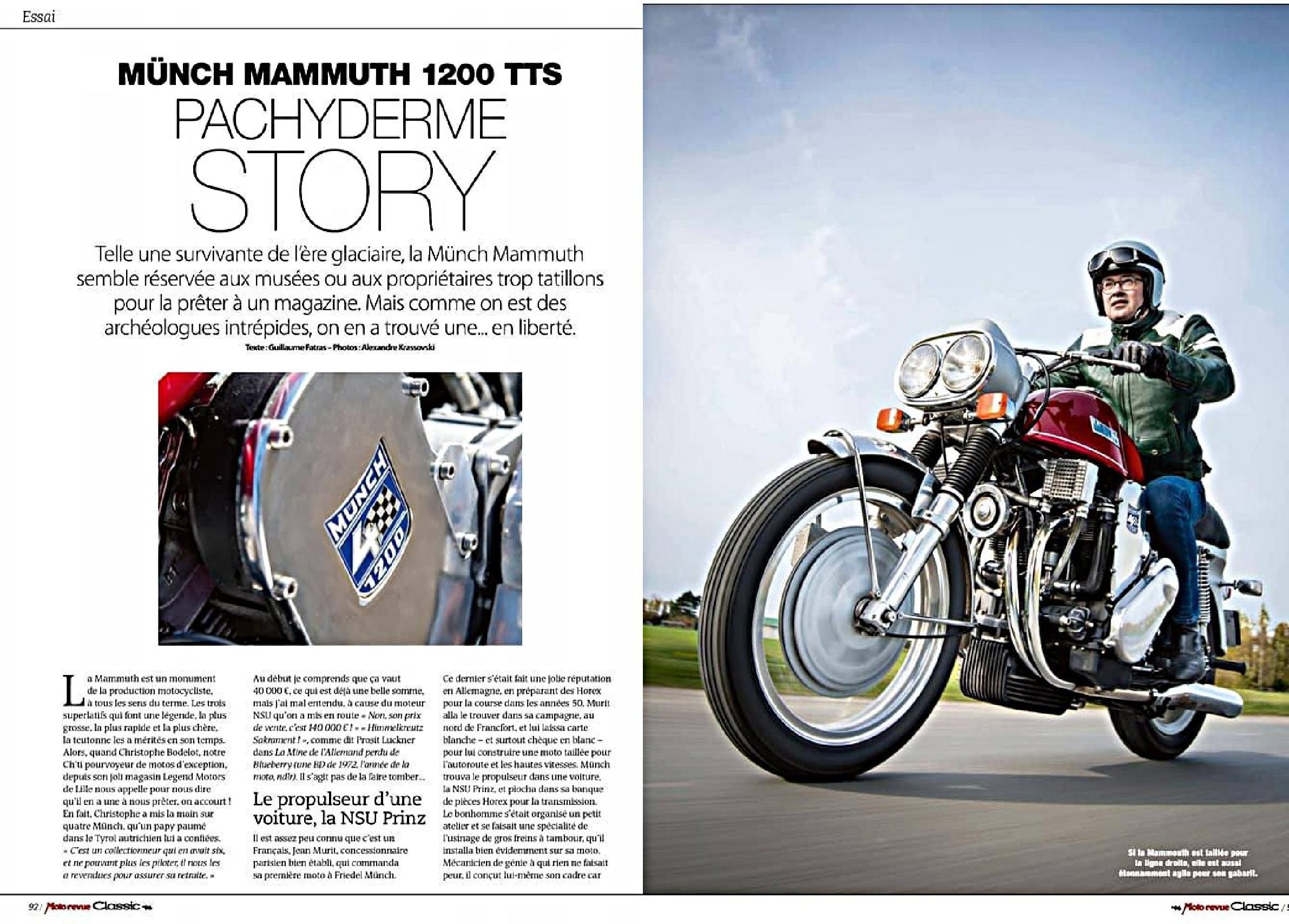 Notre Münch 1200 TTS, à voir dans le tout dernier Moto Revue Classic !