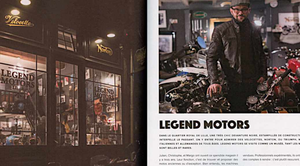 Cafe Racer Magazine nous consacre une double page...