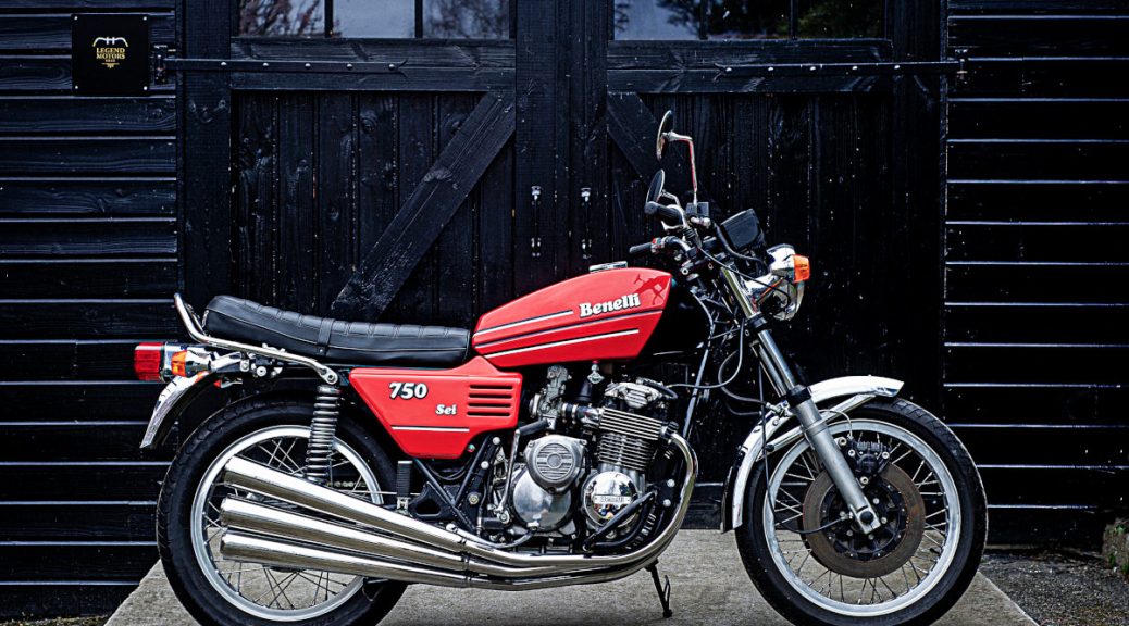 Une Benelli 750 SEI 1978, à vendre chez Legend Motors Lille.